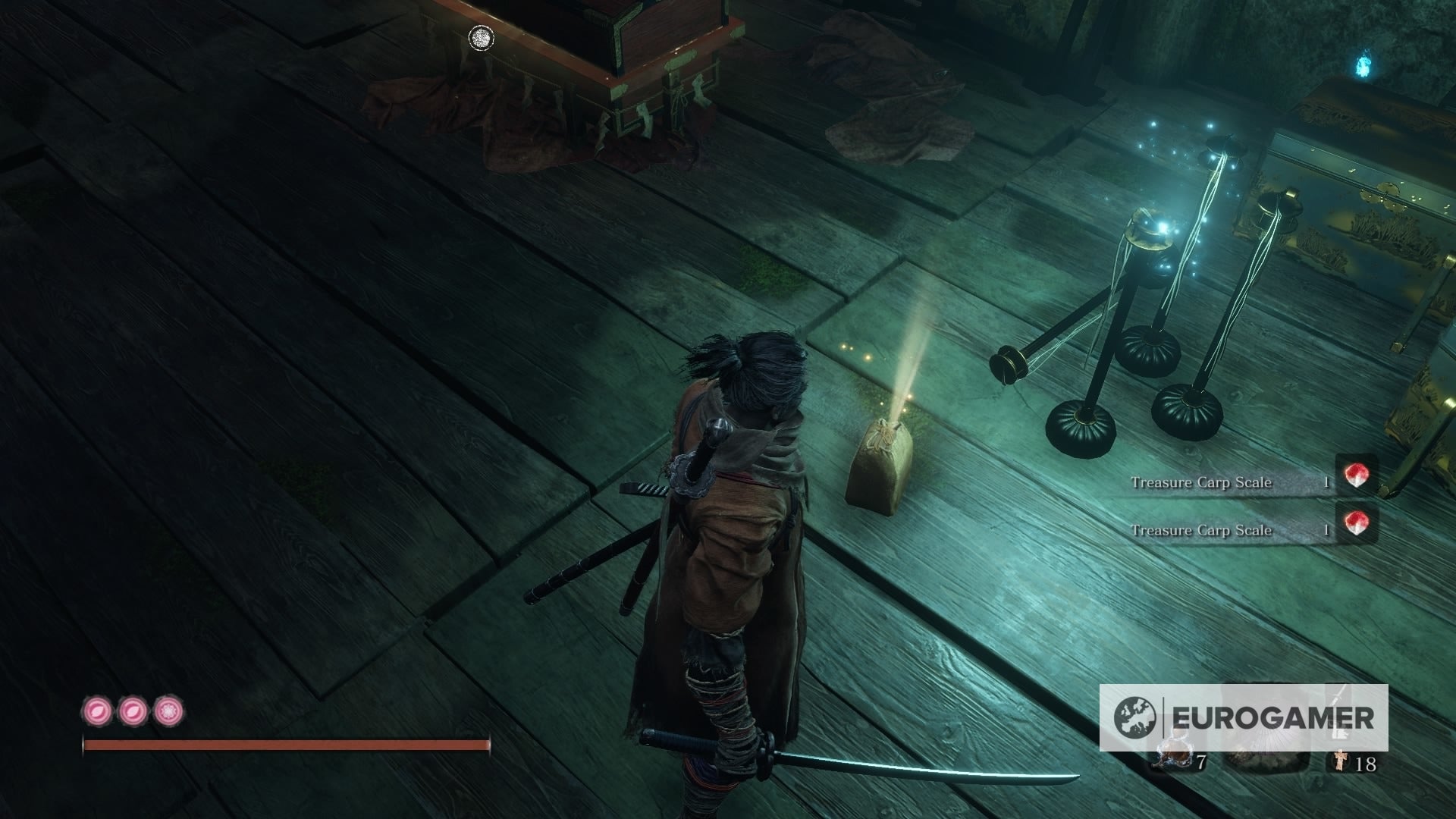 Sekiro Treasure Carp Scale locations where to find all Treasure Carp